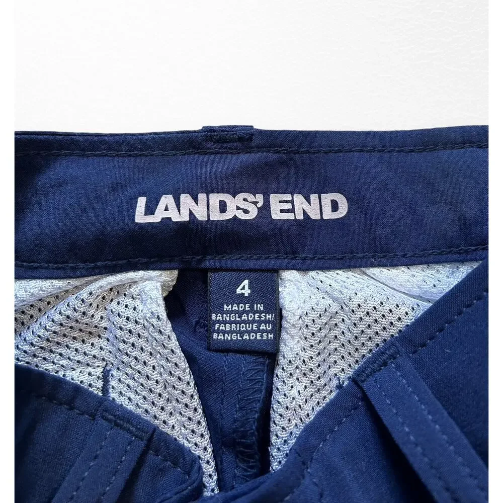 NEW Land's End Quick Dry Shorts, Size 4
